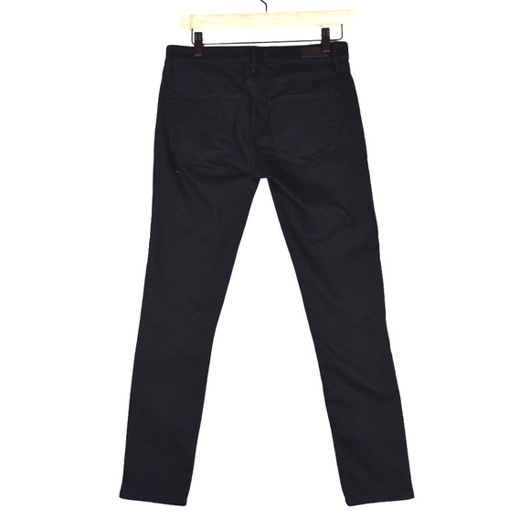 Abercrombie & Fitch Women’s 26 (2) Harper Super Skinny Jeans Distressed Knee Bla - Picture 2 of 10